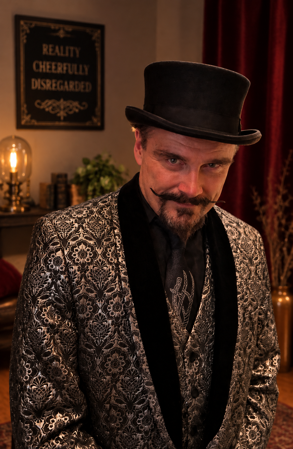 The proprietor after dark